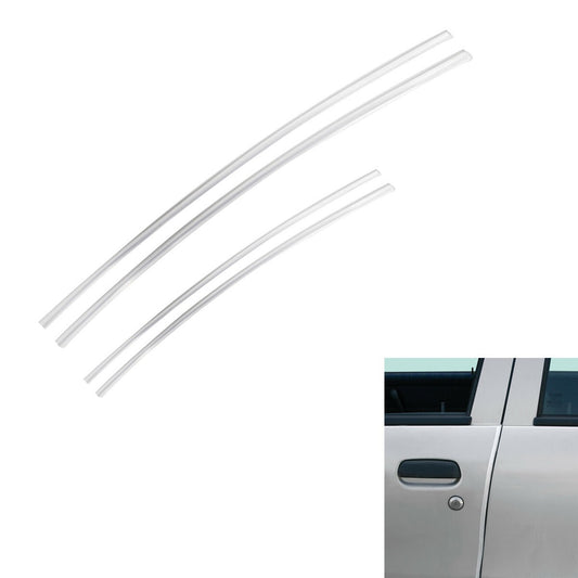 JEU DE 4 PROTECTEURS DE PORTIÈRE DE VOITURE TRANSPARENTS À CLIPSER EN PVC 67 CM 87 CM PROTECTION PORTIÈRES