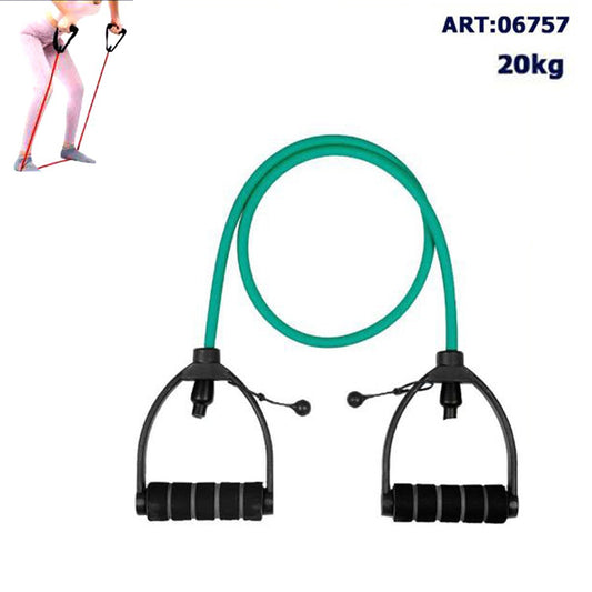 BANDE DE RÉSISTANCE ÉLASTIQUE EXTENSEUR CORDE FITNESS PILATES YOGA 20KG +
