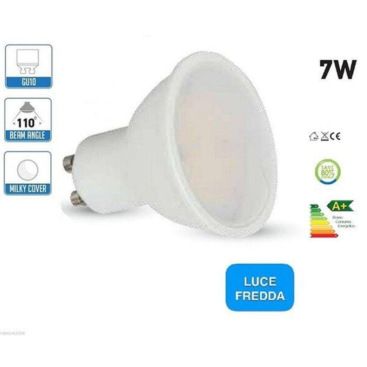 LAMPE AMPOULE LED SPOT ENCASTRABLE GU10 7W 6000K LUMIÈRE BLANCHE FROIDE