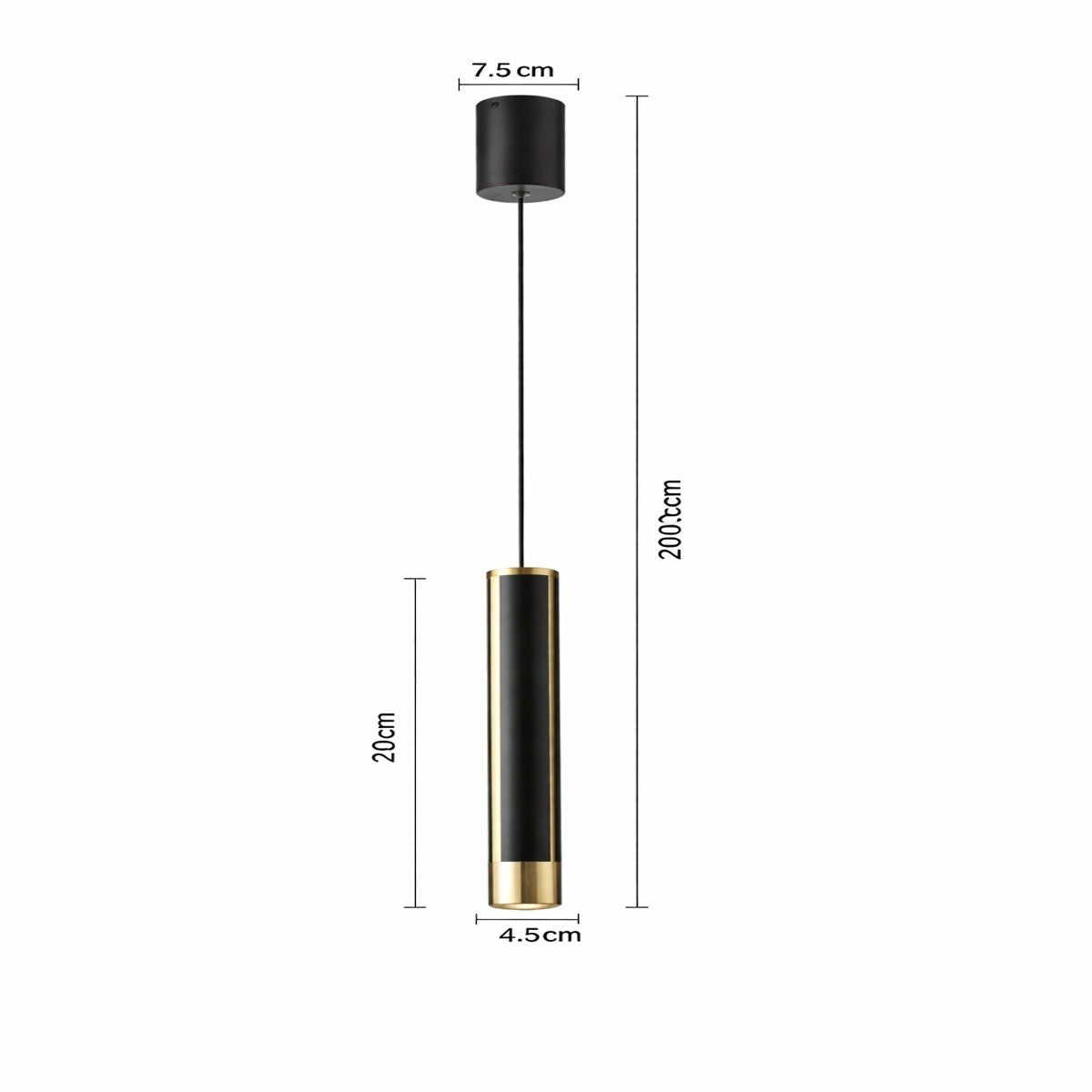 LAMPADA SOSPENSIONE LED 18W REGOLABILE 3 COLORI 3000K 4000K 6000K 1200LM LP005