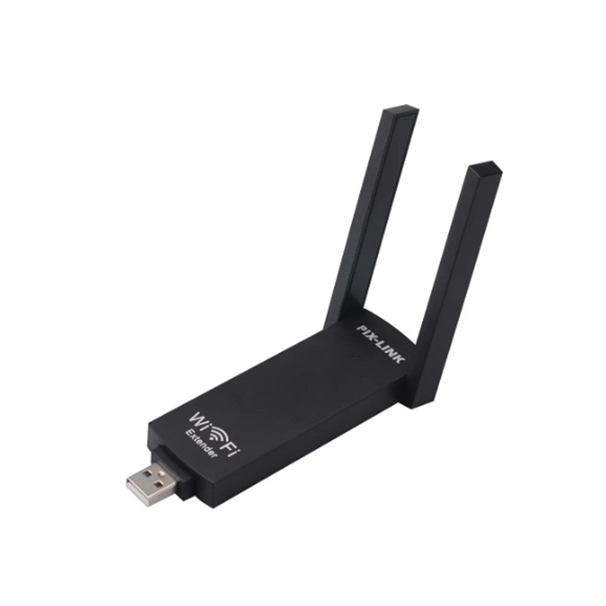 AMPLIFICATEUR DE SIGNAL ROUTEUR USB 300MBPS 2.4GHZ WI-FI 2 ANTENNES WI-FI PORTABLE