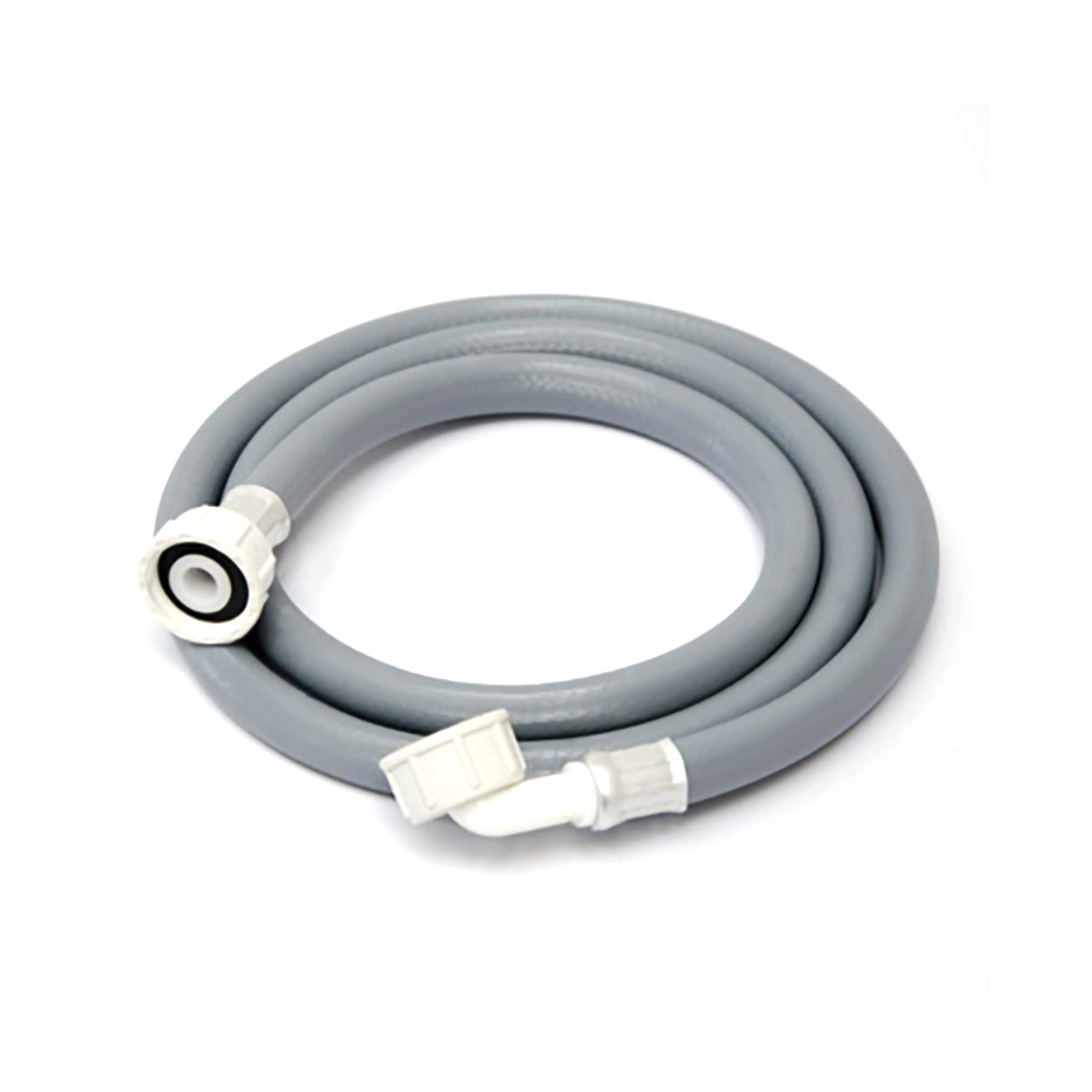 TUYAU MACHINE À LAVER LAVE-VAISSELLE D'ALIMENTATION COUDÉ 90° 3/4" 200CM ÉCROU PVC