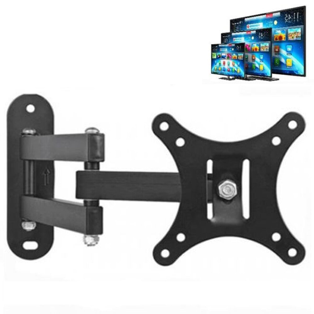 STAFFA PORTA TV MONITOR 14 19 22 24 26 32 37 POLLICI SUPPORTO BRACCIO MURO 118