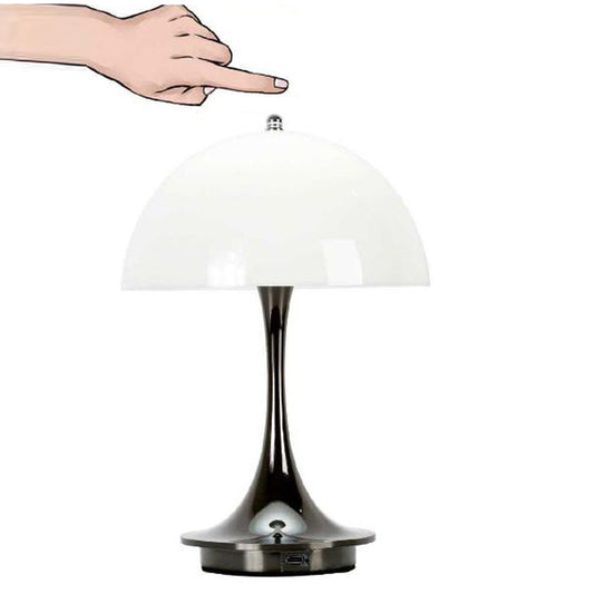 LAMPE DE TABLE TACTILE LED MODERNE RECHARGEABLE BAR HÔTEL RESTAURANT NOIR ML-G03
