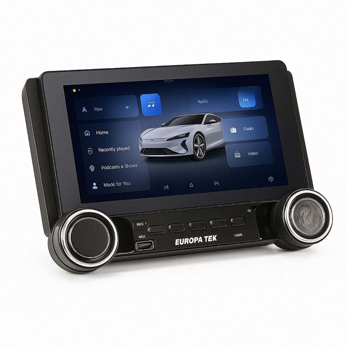 AUTORADIO ANDROID 8" QLED WIFI AUTO GPS BLUETOOTH 4 + 64GB CARPLAY CTC-8804