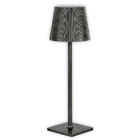 LAMPE DE TABLE TACTILE LED MODERNE RECHARGEABLE RESTAURANT GRIS ANTHRACITE G02