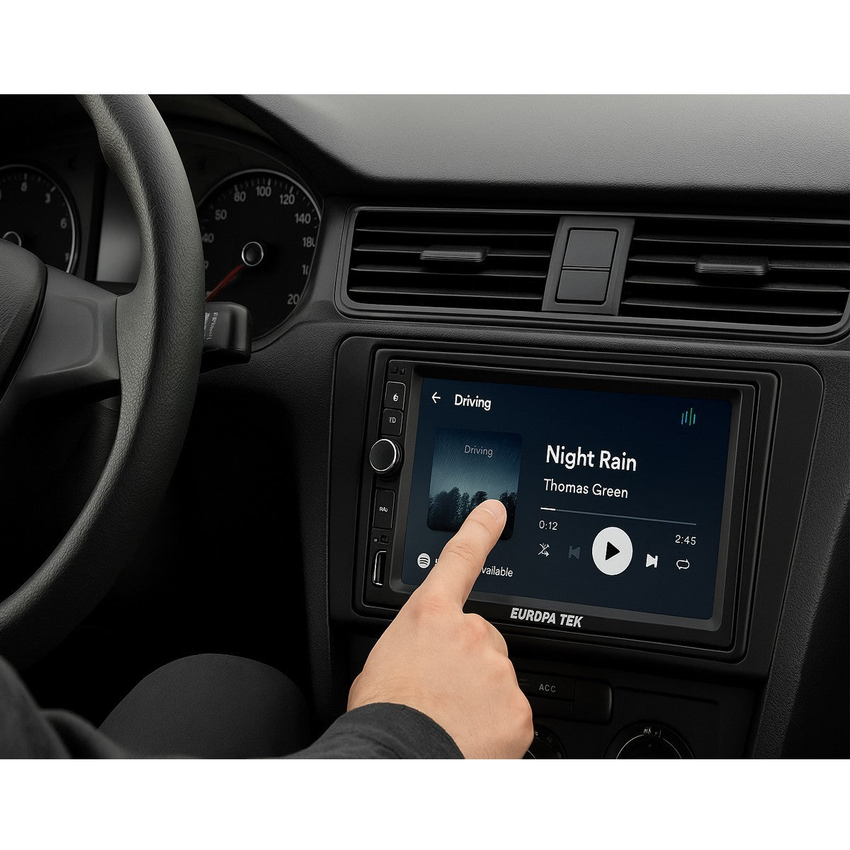AUTORADIO 2 DIN 7" AUTO BLUETOOTH AUDO RADIOUSB SD MP5 TOUCH SCREEN 60W CTC 7017