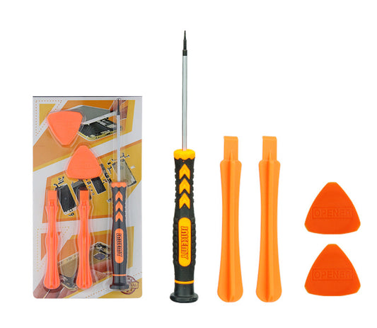 KIT 5 EN 1 TOURNEVIS smartphone RÉPARATION DÉMONTAGE IPHONE HEXAGONAL JAKEMI 8145