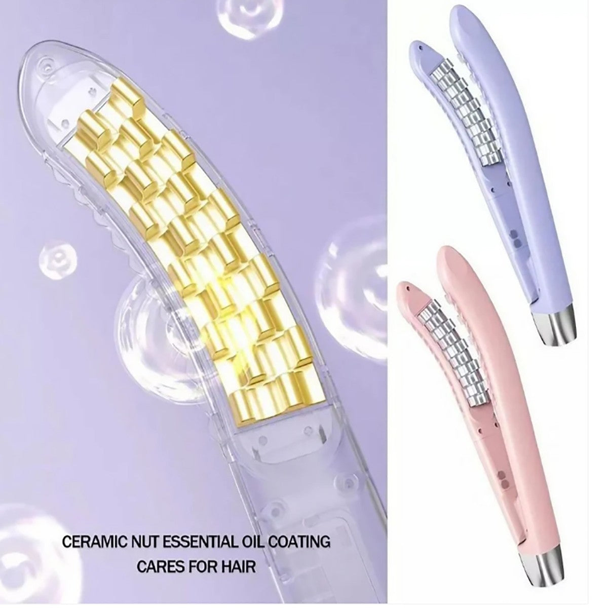 PIASTRA PER CAPELLI CURVA VOLUMIZZANTE ONDULATI CERAMICA PORTATILE YY-166