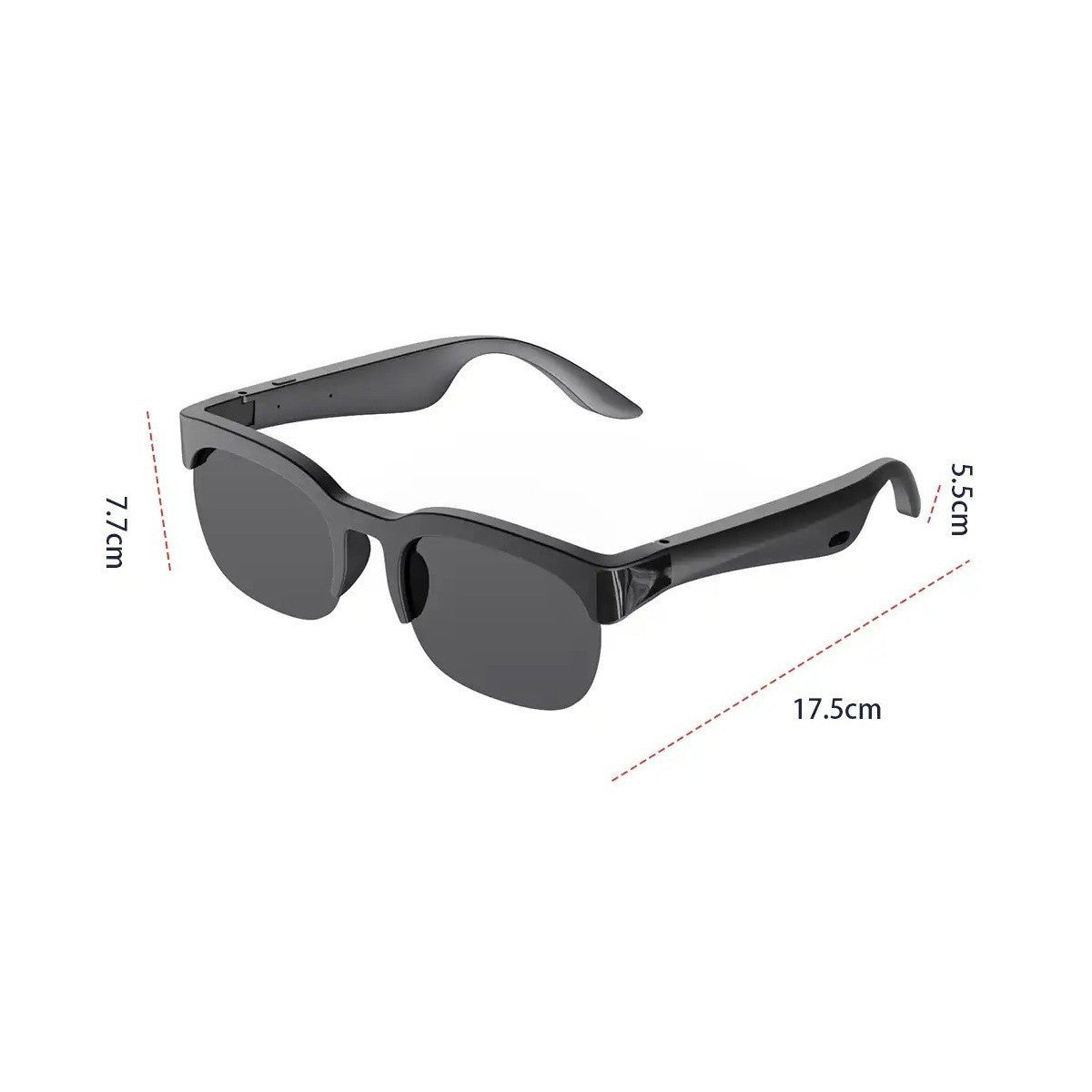 LUNETTES INTELLIGENTES BLUETOOTH XG89 AVEC TRADUCTEUR IA MUSIQUE ET APPELS MAINS LIBRES