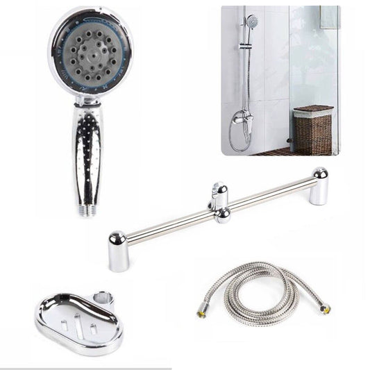 ATSTA SALISCENDI SOFFIONE CROMATO DOCCETTA BAGNO DOCCIA TUBO ROTONDO 01994