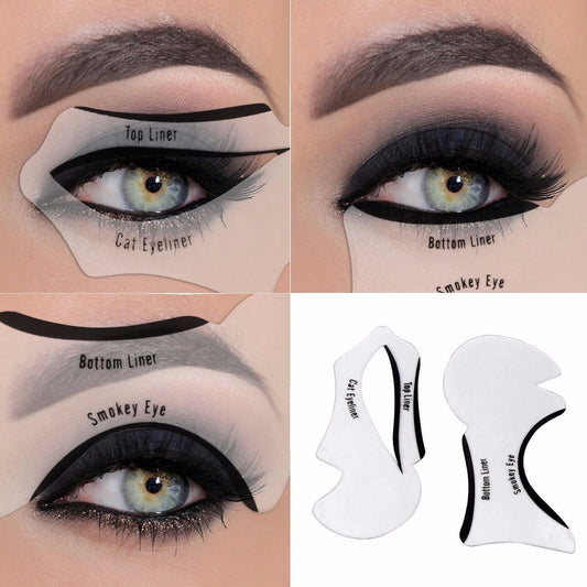 POCHOIR EYELINER MAQUILLAGE YEUX FORME OEIL DE CHAT LIGNE SOURCILS YEUX MAKE UP