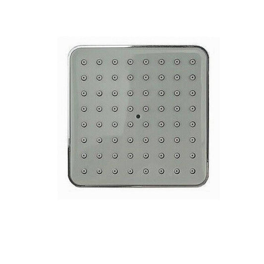 POMME DE DOUCHE CARRÉE QUADRO 10 CM SALLE DE BAIN EFFET PLUIE FINE CHROMÉ