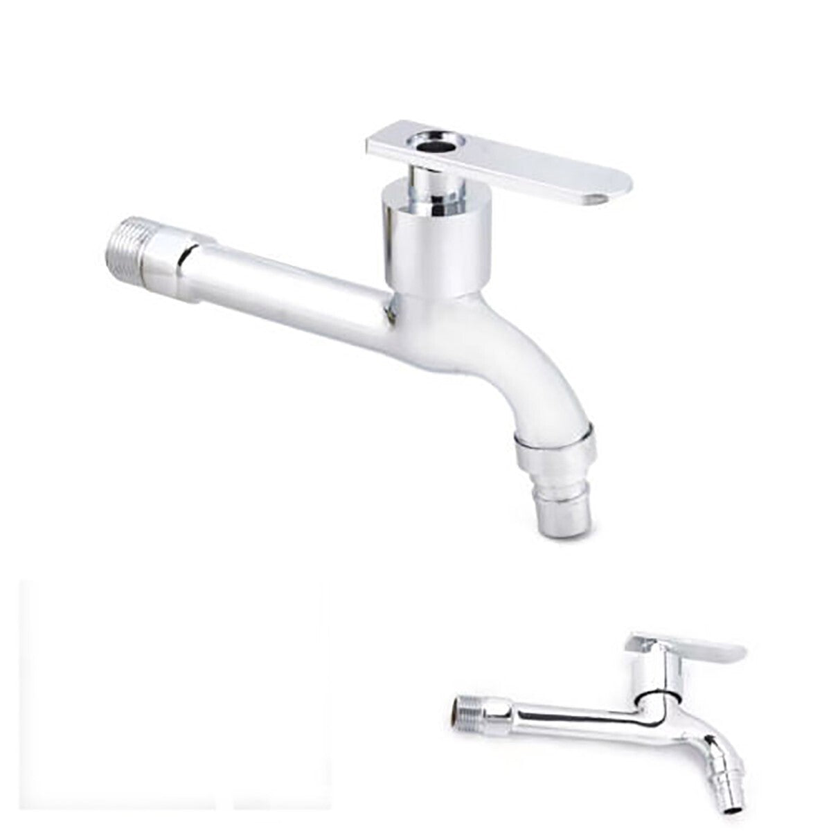 RUBINETTO A PARETE ATTACCO 1/2" LAVATRICE ACQUA FREDDA BAGNO ESTERNI 02048