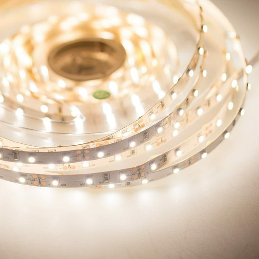 BANDEAU LED FLEXIBLE BOBINE 3528 5M AUTOCOLLANT LUMIÈRE BLANC NATUREL 4000K IP65