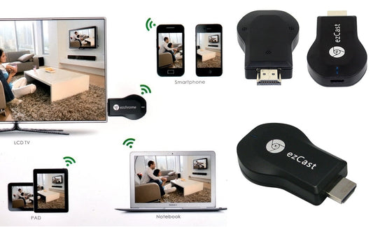 EZCAST MIRACAST AIRPLAY DLNA PAS CHROMECAST DONGLE WIFI AFFICHAGE TV HDMI STREAMING