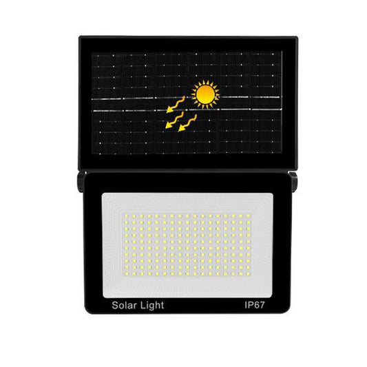 PROJECTEUR LED FARETTO PANNEAU SOLAIRE CRÉPUSCULAIRE IP67 170 LED EXTÉRIEUR TE-B0639