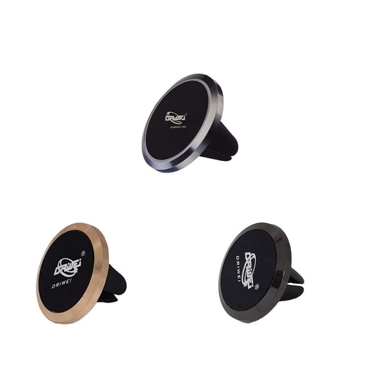 SUPPORT MAGNÉTIQUE UNIVERSEL VENTOUSE SMARTPHONE VOITURE POUR GRILLES D'AÉRATION