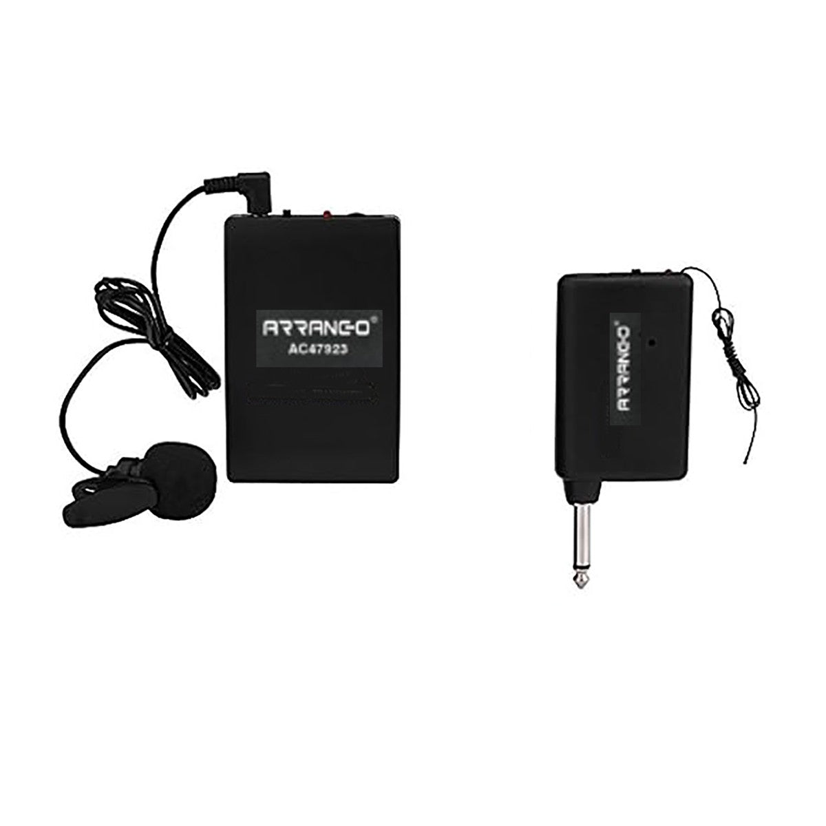 MICROFONO WIRELESS LAVALIER SENZA FILI FM DJ KARAOKE CLIP CRAVATTA ARRANGO 47923