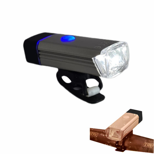 LUMIÈRE AVANT LED RECHARGEABLE USB VÉLO CYCLISME BICYCLETTE BLANC TE-B0356