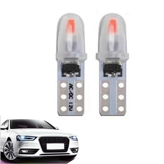 PAIRE D'AMPOULES 2 LED SMD 3014 T5 VOITURE 6000K CANBUS 0.5W AMPOULE 12V CA02722