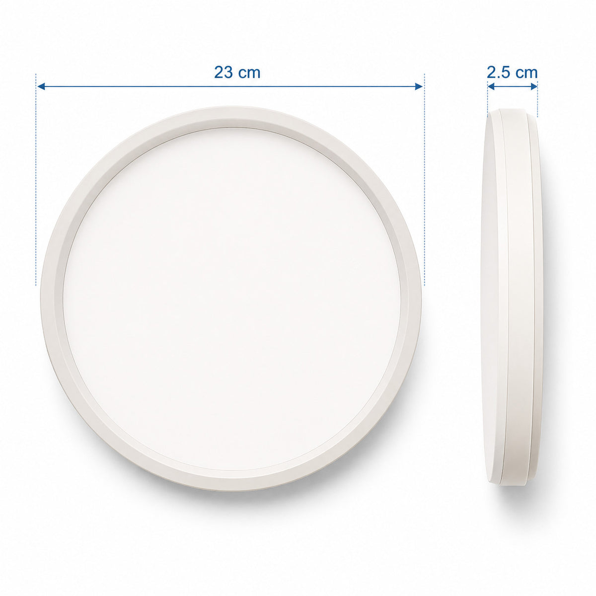PLAFONNIER LED 18W ROND Ø23CM 3CCT LUMIÈRE 3000K 4000K 6500K PLAFOND BTL-1001