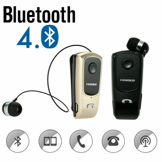 AURICOLARE WIRELESS MONO BLUTOOTH 4.0 AURICOLARE RETRATTILE FINEBLUE F-920