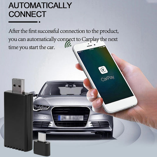MINI ADAPTATEUR SANS FIL CARPLAY BOÎTIER USB TYPE C DONGLE 5V PLUG AND PLAY VOITURE