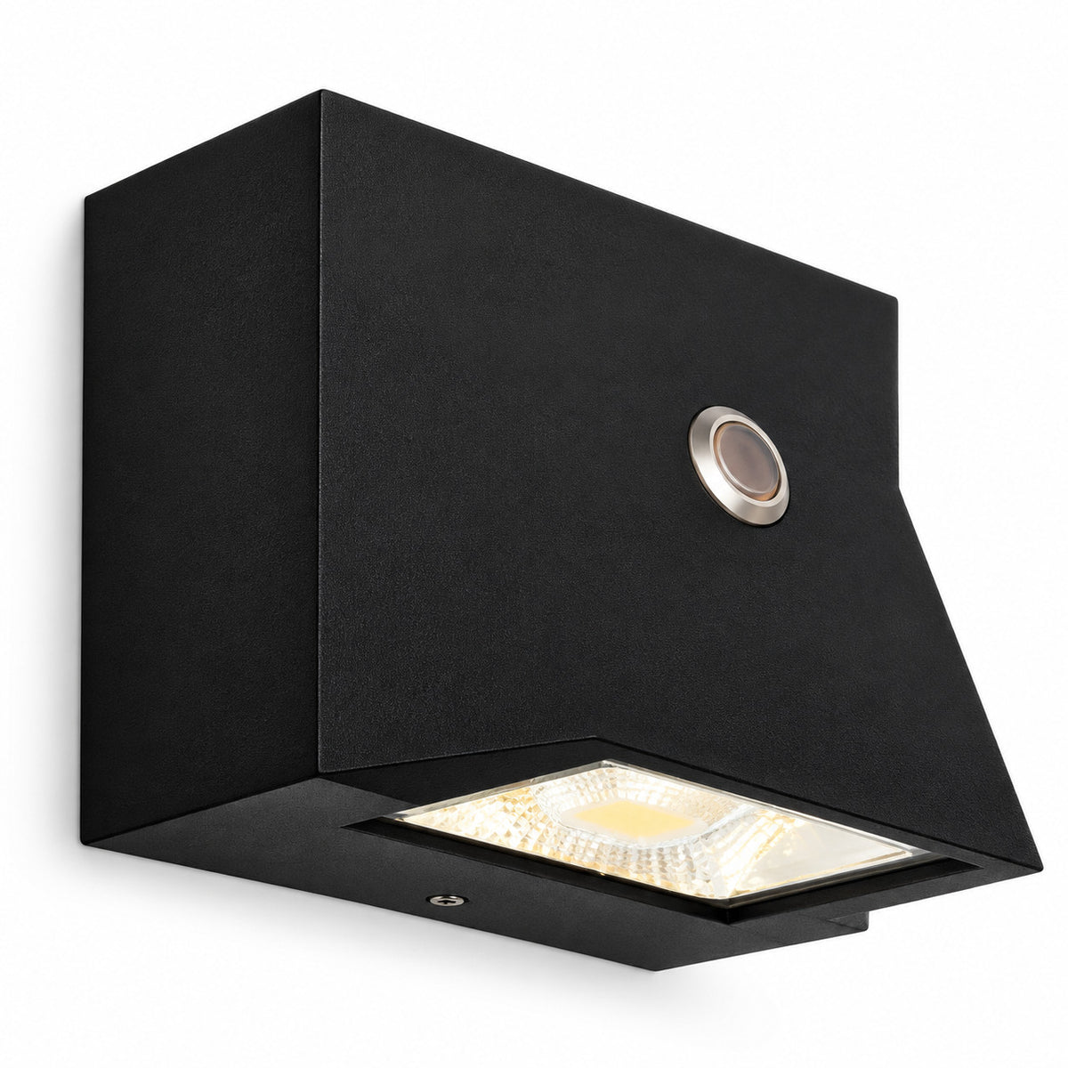 APPLIQUE LED 5W ESTERNO LAMPADA PARETE NERA IP65 3000K 4000K 6000K ET-31693