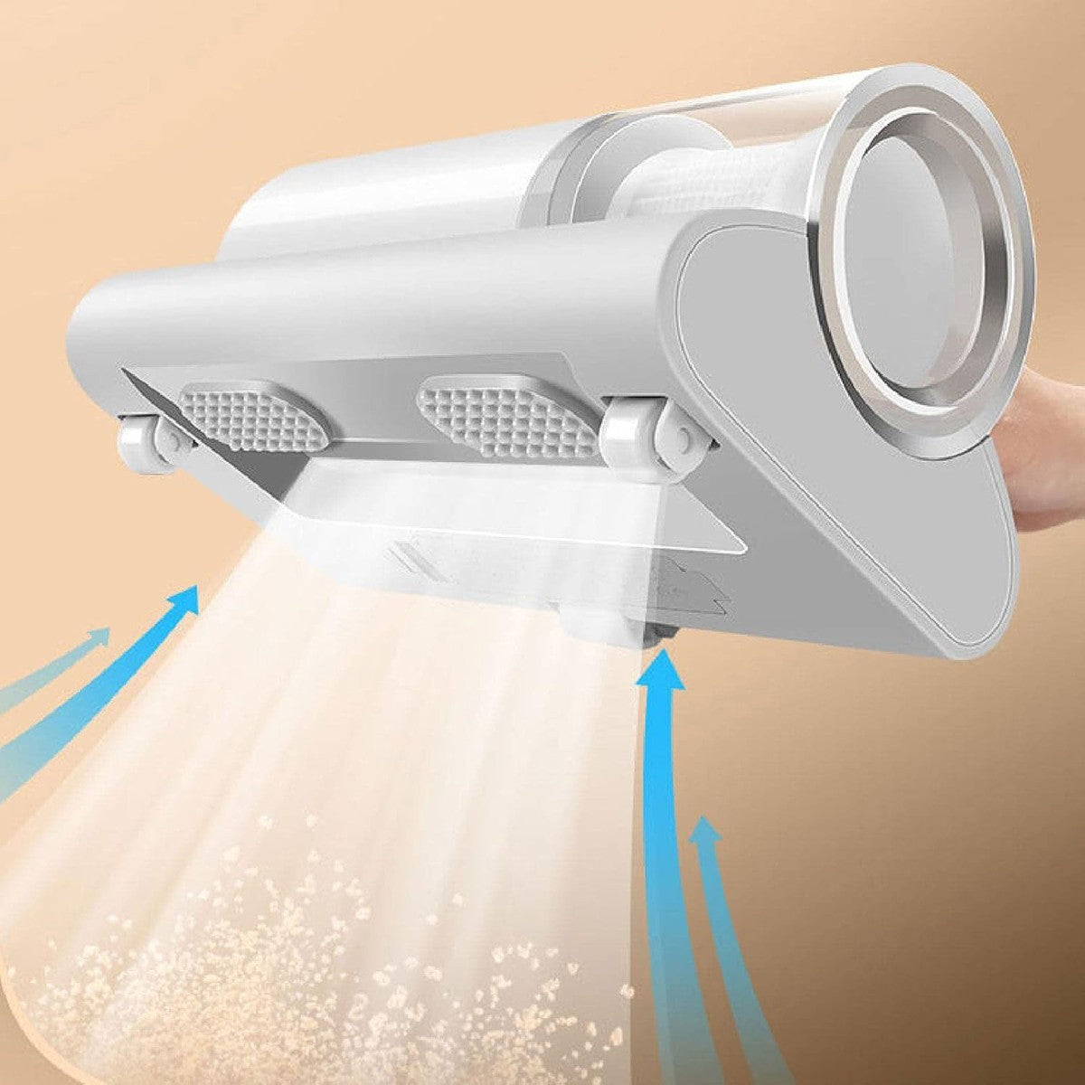 ASPIRAPOLVERE ANTIACARO UV 2 IN 1 PORTATILE 10000PA 300W MATERASSI DIVANI 08089