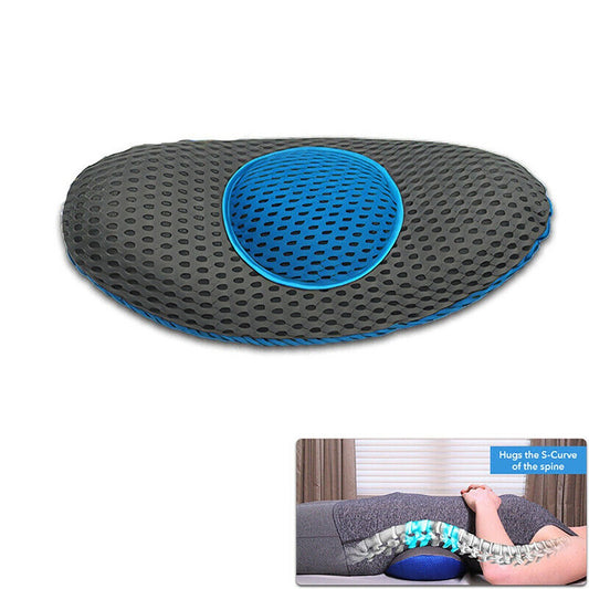 COUSSIN DOS SOUTIEN LOMBAIRE MÉMOIRE DE FORME ORTHOPÉDIQUE GENOUX LAVABLE