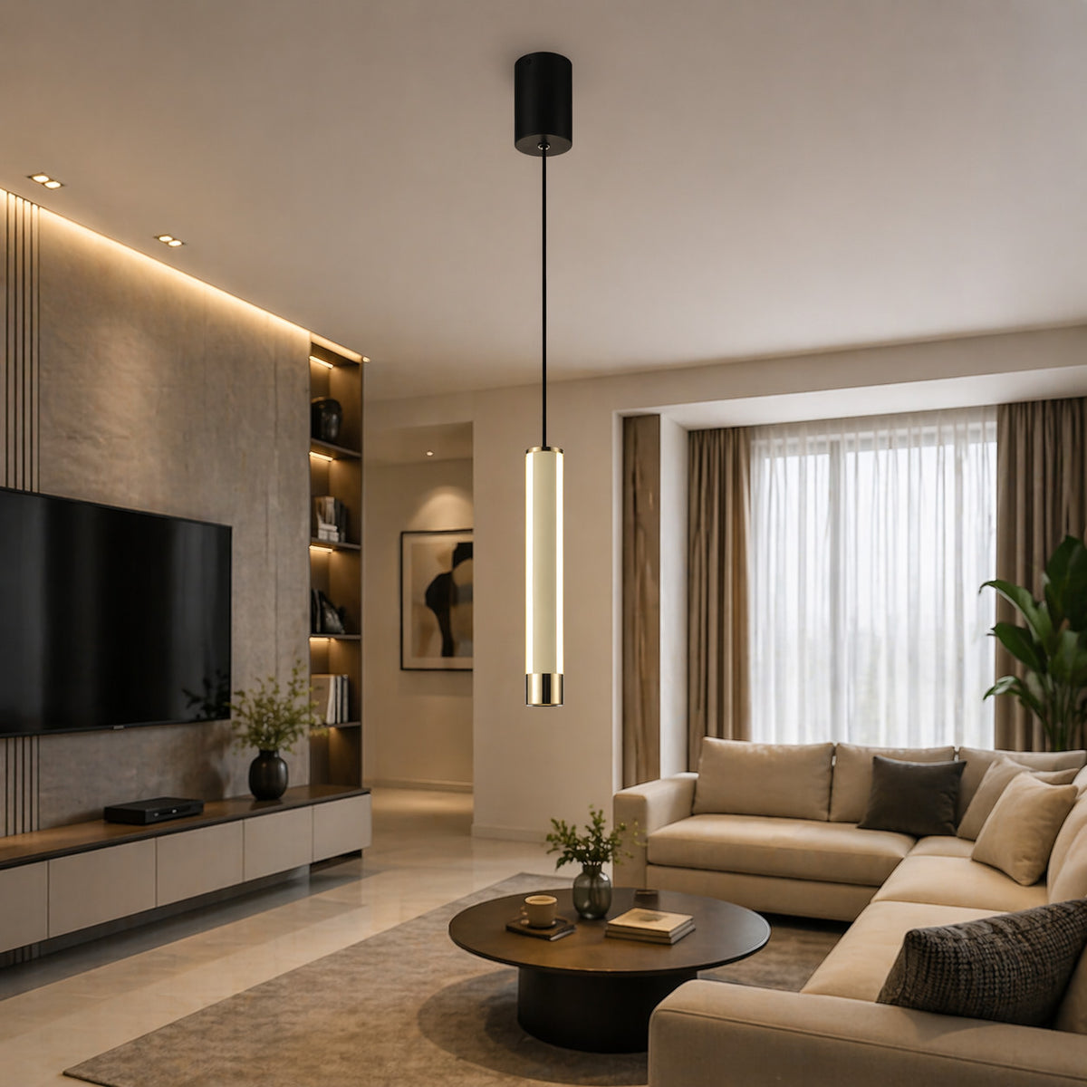 LAMPADA SOSPENSIONE LED 18W REGOLABILE 3 COLORI 3000K 4000K 6000K 1200LM LP001
