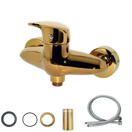 RUBINETTO MISCELATORE DORATO ORO CASA VASCA LAVABO LAVANDINO KIT MONTAGGIO 7187