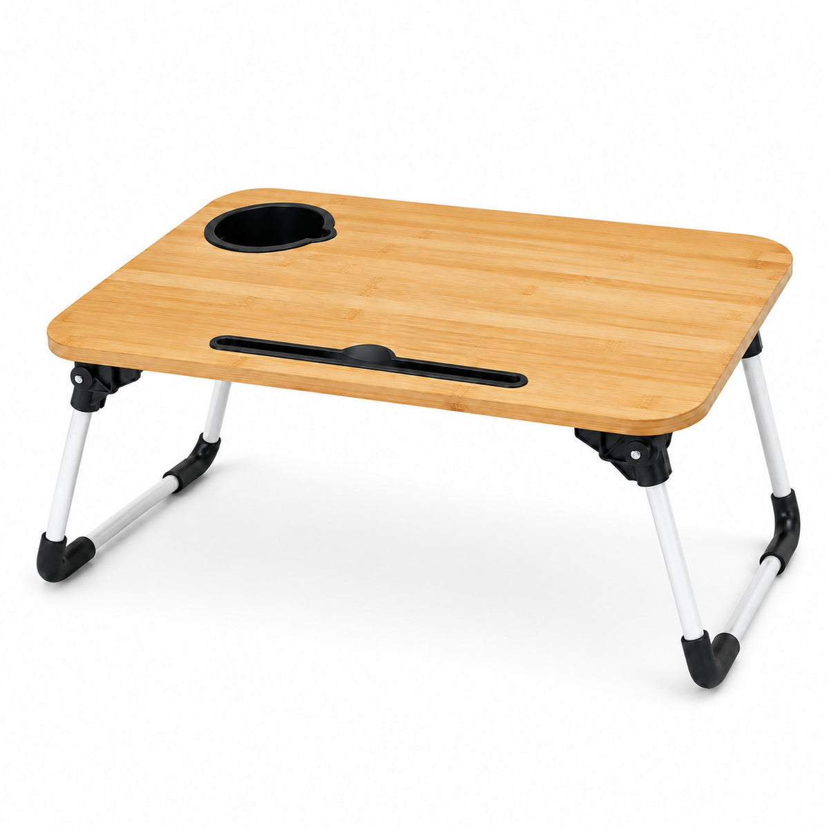 TAVOLINO VASSOIO LETTO DIVANO PC TABLET PIEGHEVOLE IN LEGNO COLAZIONE