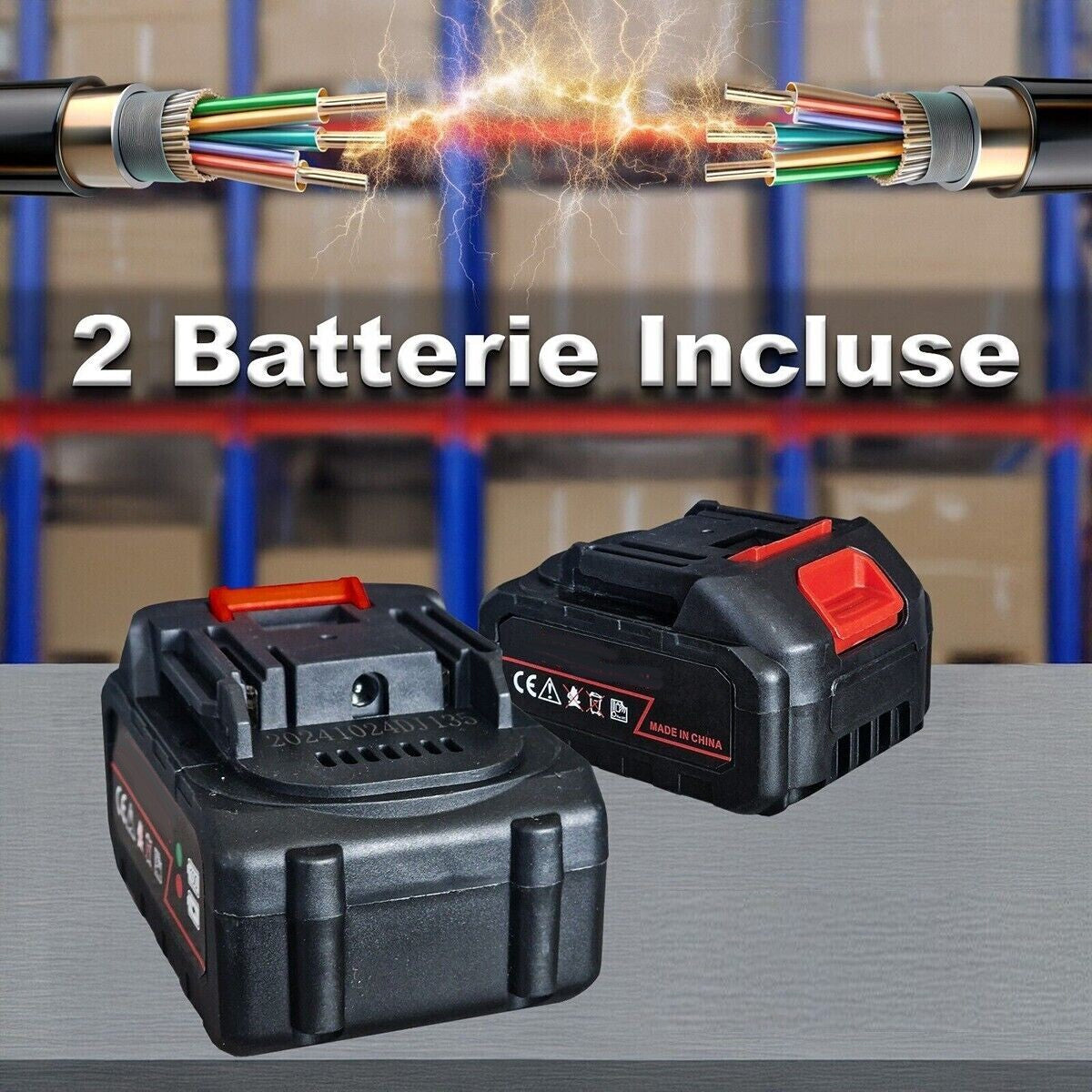 SOUFFLEUR DOUBLE BATTERIE 48 V POUR FEUILLES SÉCHEUR TURBO POUR VOITURE