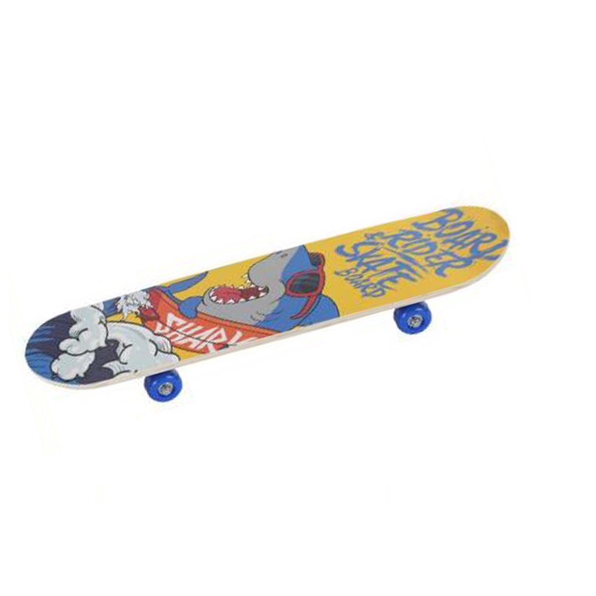 SKATEBOARD SKATE IN LEGNO FANTASIA COLORATO BAMBINI RAGAZZI 80CM 90460