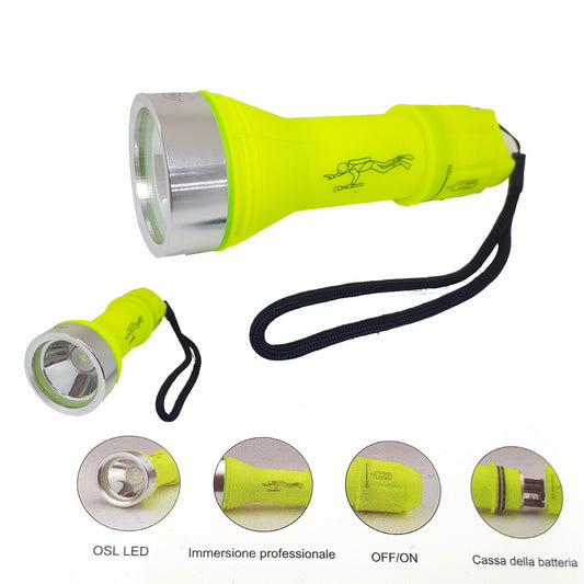 LAMPE DE POCHE LED SOUS-MARINE ÉTANCHE SOUS L'EAU CREE LED 300 LM PÊCHE TE-B0127
