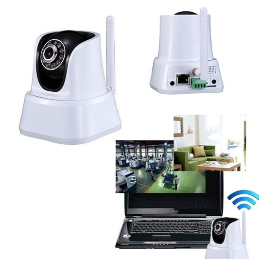 CAMÉRA IP HD 720P SANS FIL 10 LED INFRAROUGES CÂBLE LAN RJ45 WIFI