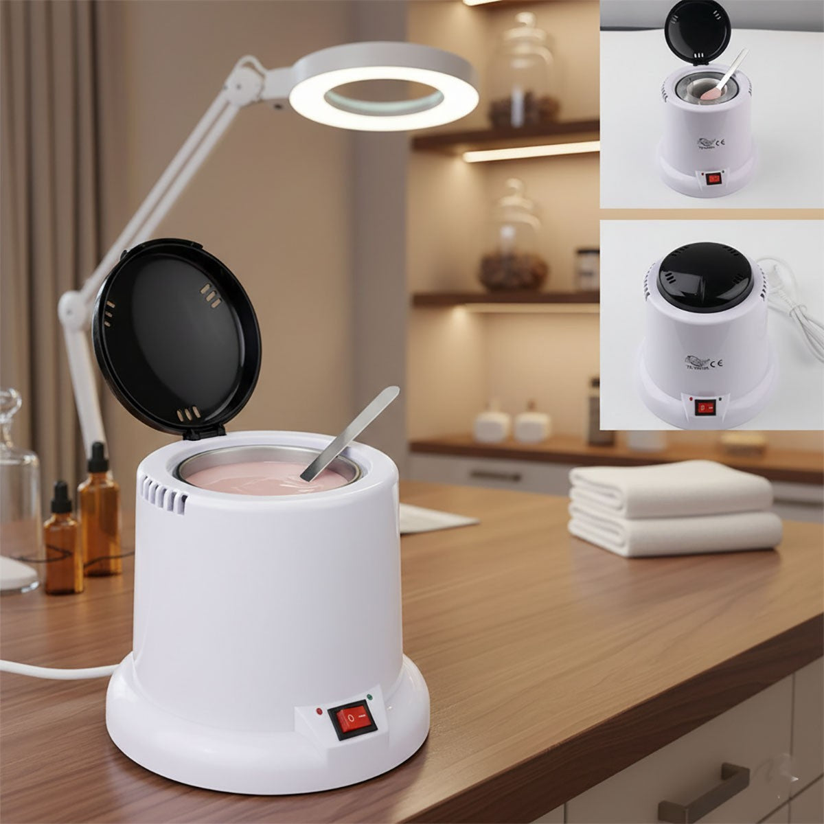 STÉRILISATEUR À QUARTZ 100W POUR OUTILS ESTHÉTIQUES AVEC MICROSPHÈRES NETTOYAGE 0350