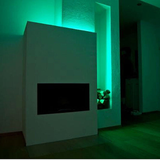 BANDE LED COB ADHÉSIVE 5M LUMIÈRE VERTE 40W SÉCABLE FLEXIBLE COB320 12V