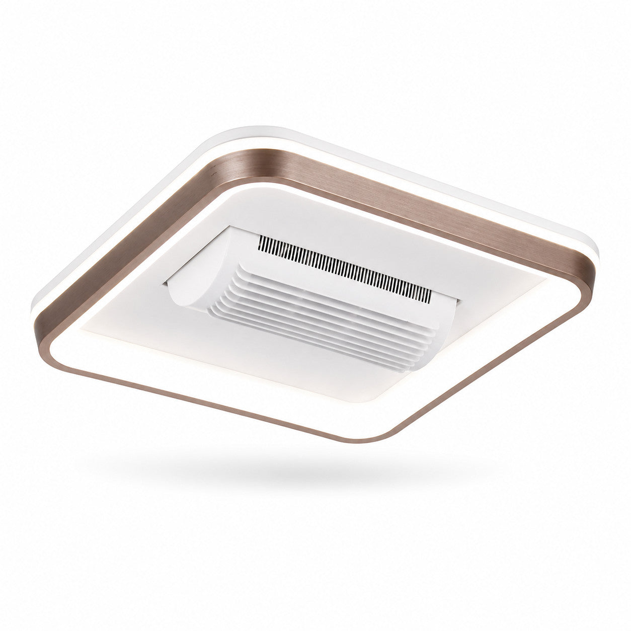 VENTILATEUR DE PLAFOND LUMIÈRE LED SANS PALES 45W CARRÉ TÉLÉCOMMANDE BTL-1362
