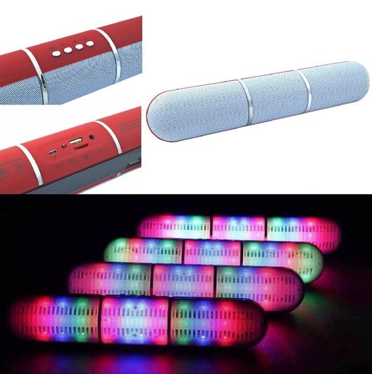 CASSA SPEAKER BLUETOOTH FM TF AUX USB VIVAVOCE PULSE LED IPOD cellular