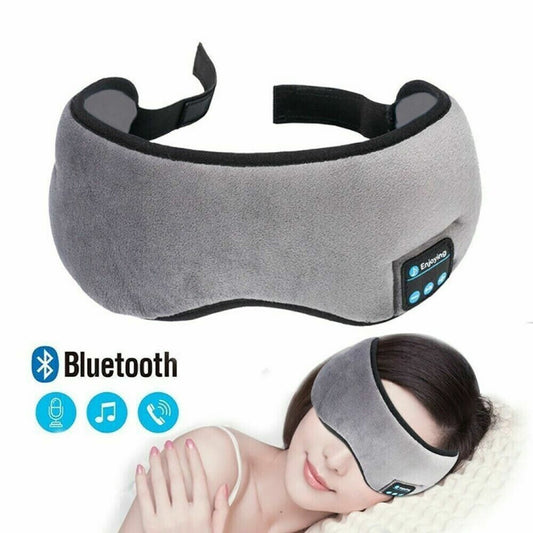 MASQUE BANDEAU YEUX STÉRÉO SANS FIL BLUETOOTH CASQUE ÉCOUTEURS MUSIQUE DORMIR