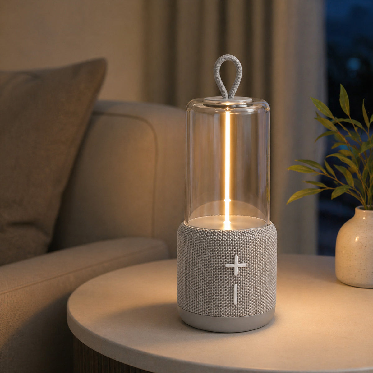 ENCEINTE BLUETOOTH PORTABLE SANS FIL LUMIÈRE RVB RECHARGEABLE USB AS-08032