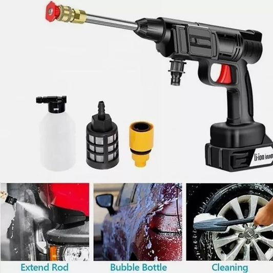 NETTOYEUR HAUTE PRESSION PISTOLET PORTATIF BATTERIE LAVAGE VOITURE 48V
