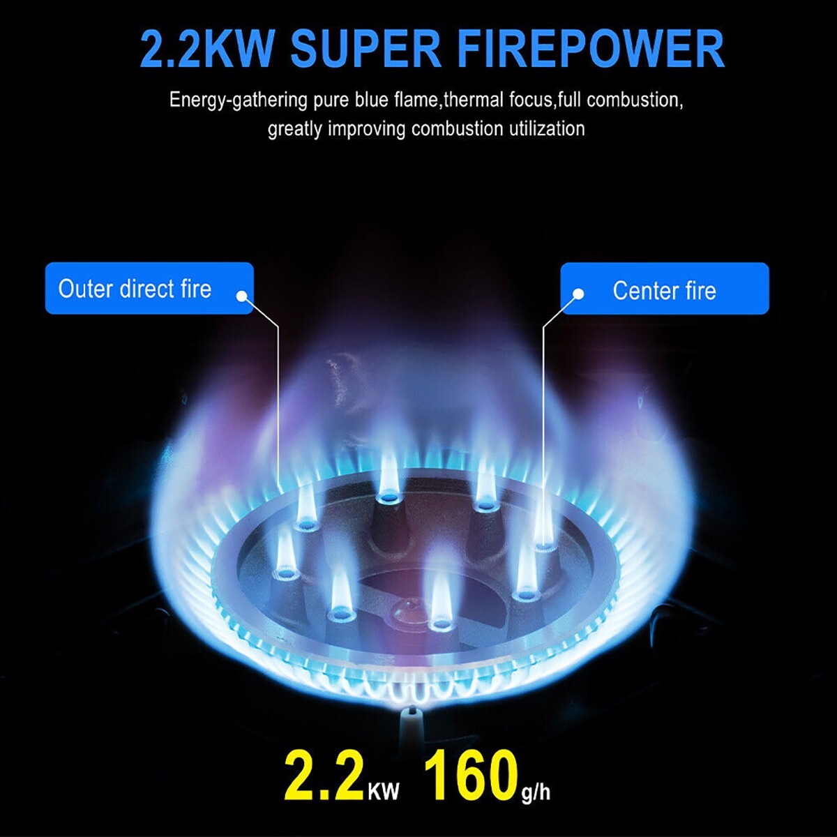 FORNELLO A GAS 1 FIAMMA PORTATILE CON VALIGETTA FORNELLINO DA CAMPEGGIO BDZ-155A