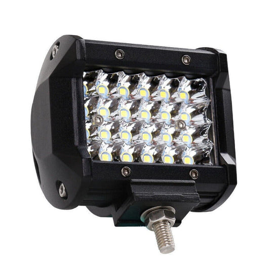 FARO SUPPLEMENTARE PROFONDITA' AUTO FUORISTRADA QUOD 12V 24 LED 72W 6000K IP68