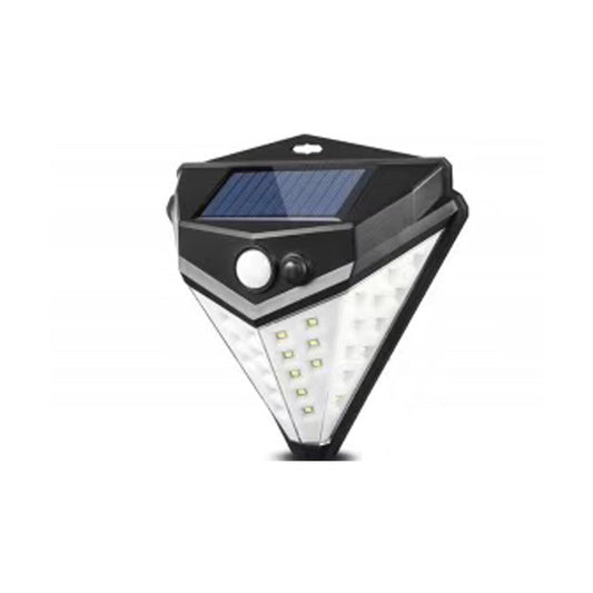 SPOT LED AVEC 38 LED CMS PANNEAU SOLAIRE RECHARGEABLE DÉTECTEUR DE MOUVEMENT EXTÉRIEUR