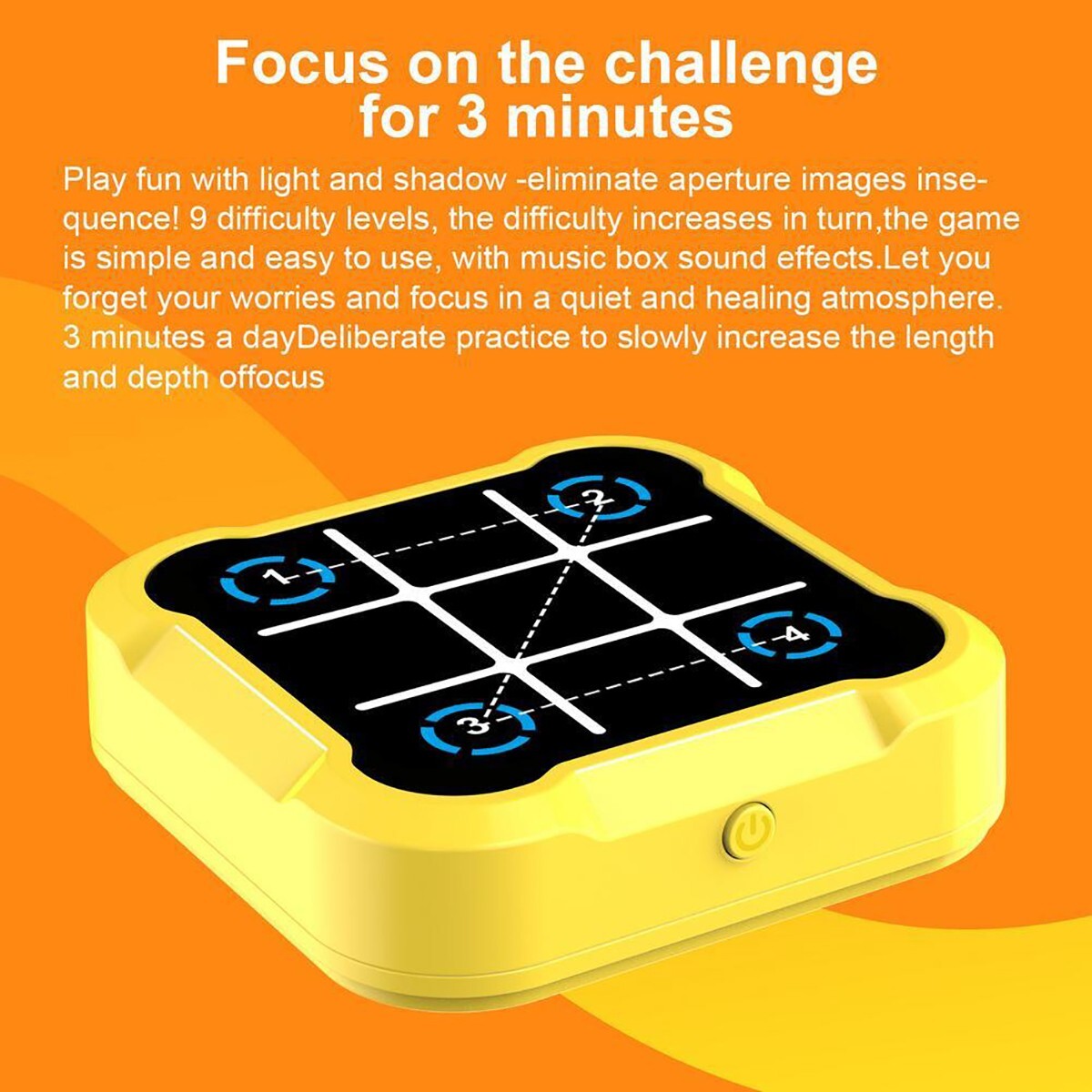 GIOCO TRIS ELETTRONICO INTERATTIVO LED MODERNO PORTATILE ADULTI E BAMBINI PUZZLE