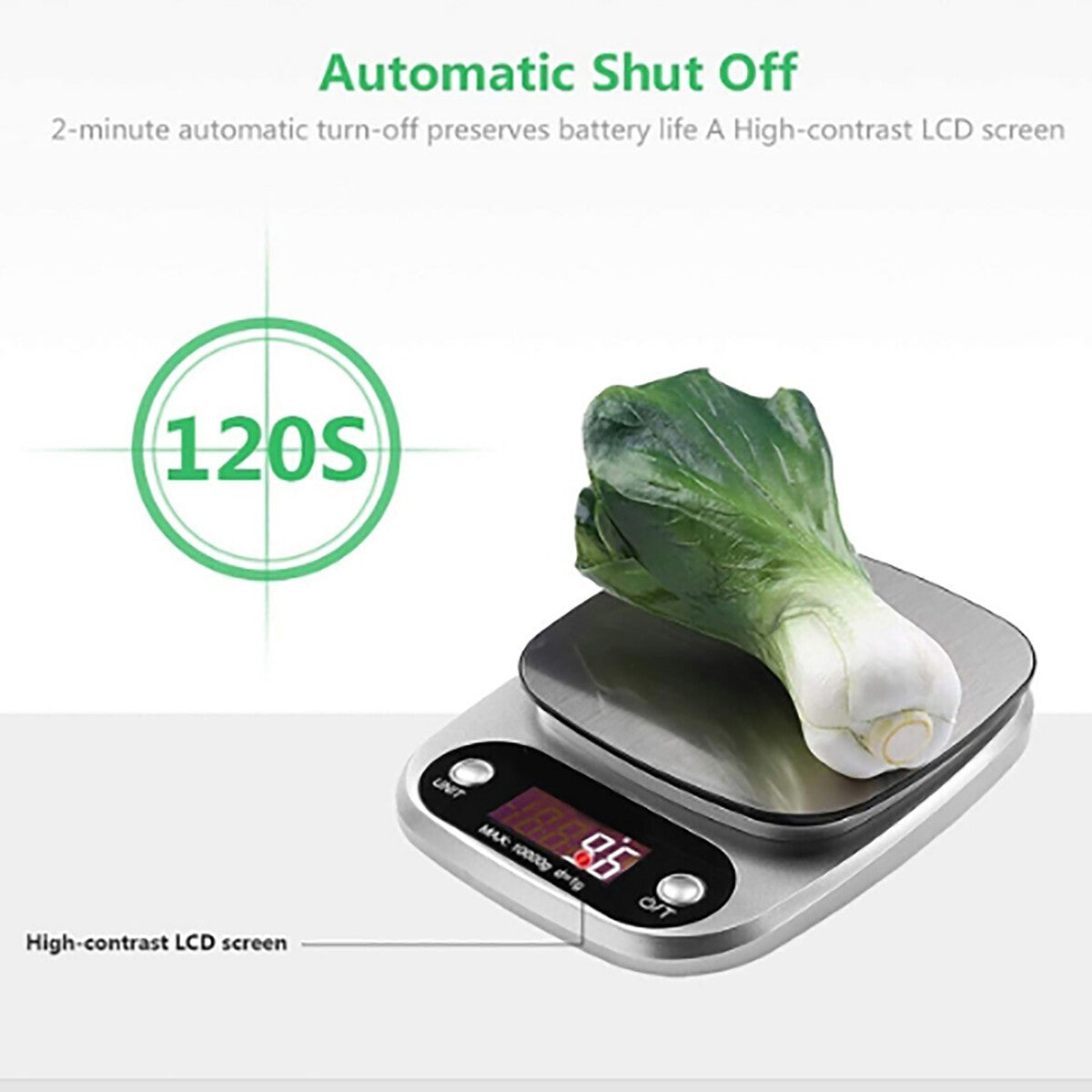 BALANCE DE CUISINE ÉLECTRONIQUE NUMÉRIQUE LCD DE 1G À 10KG BOUTON TARE MAISON B34
